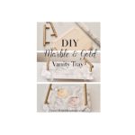 DIY Marble & Gold Vanity Tray
