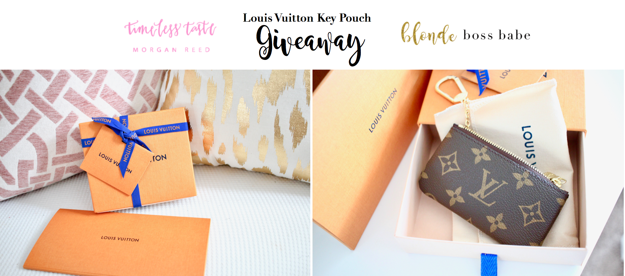 Louis Vuitton Key Pouch Giveaway! - Malia Lynn Blog