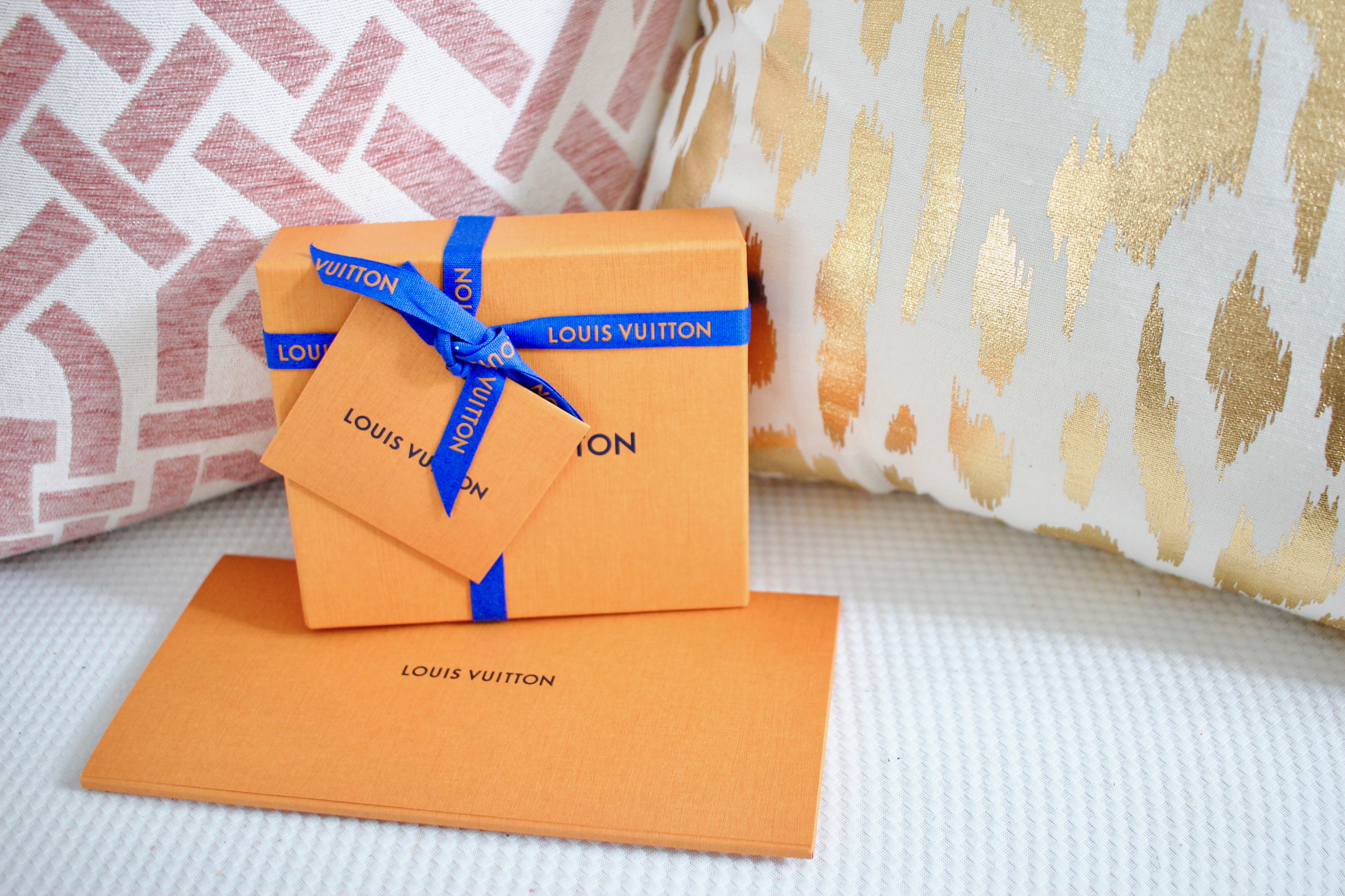 Louis Vuitton Gift Box and LV Ribbon with tag  Louis vuitton gifts, Louis  vuitton, Gift box
