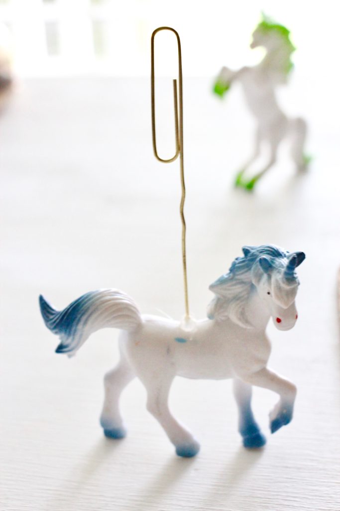 DIY Gold Unicorn Memo Holder Malia Lynn Blog