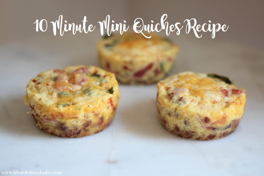 The 10 Minute Mini Quiches Recipe - Malia Lynn Blog